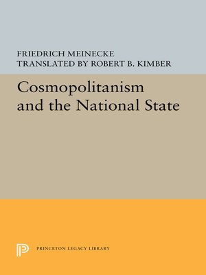 cover image of Cosmopolitanism and the National State